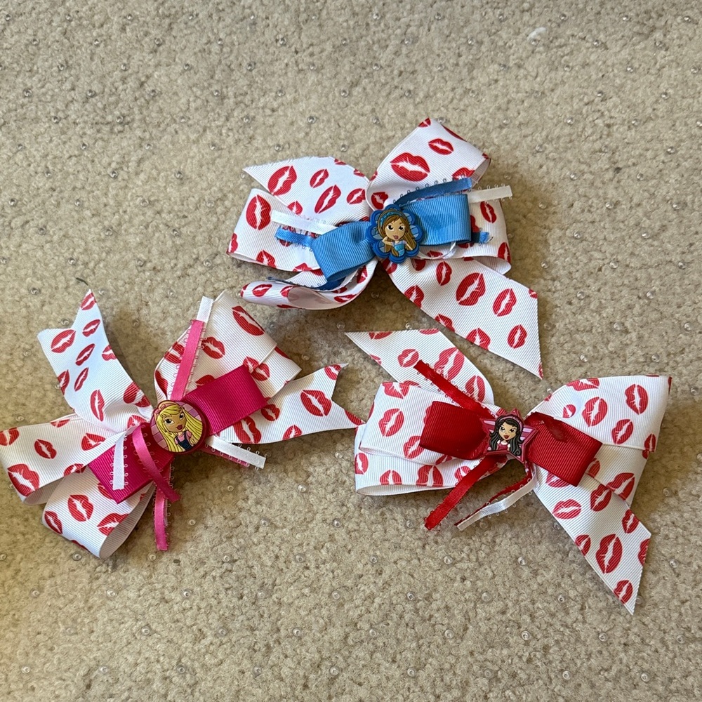 Colorful Character Bow Set for Kids